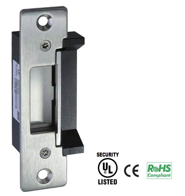 MERIK Electric Strike For Cylindrical or Mortise Locks without deadbolt