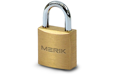 MERIK 2-3/8" Pin Tumbler Solid Brass Padlocks NO. BP-60